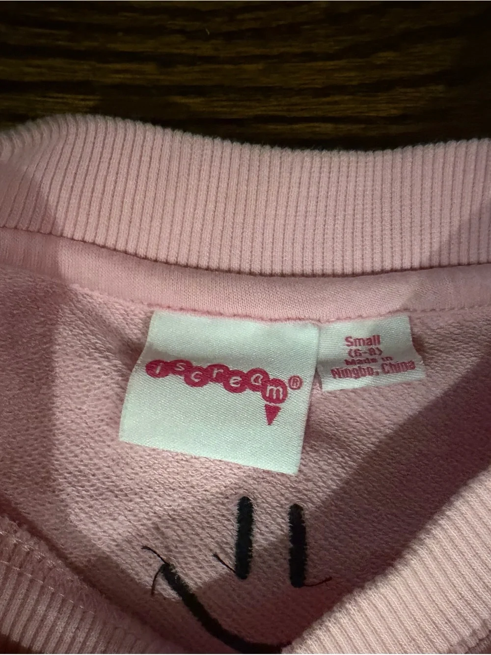 iscream Smile Squad Sweatshirt size small (6-8)